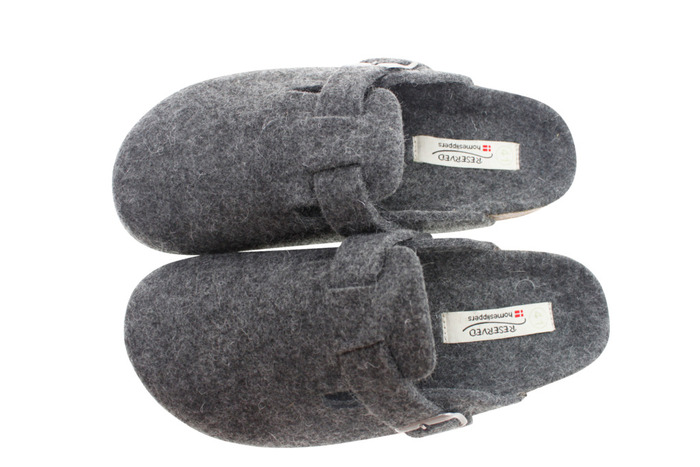 Hjemmesko grå str. 45 - Reserved